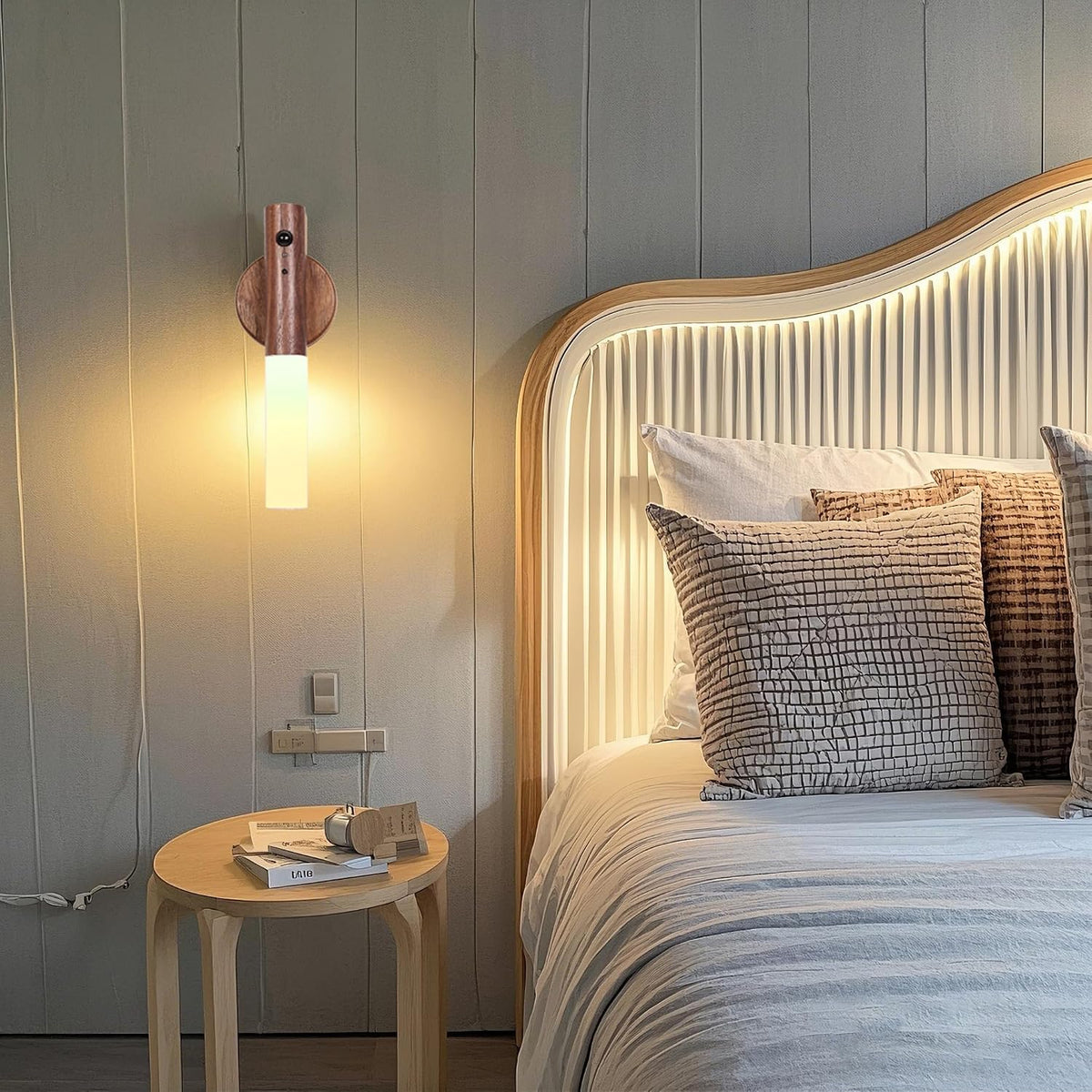 Wooden Motion Sensor Night Lights