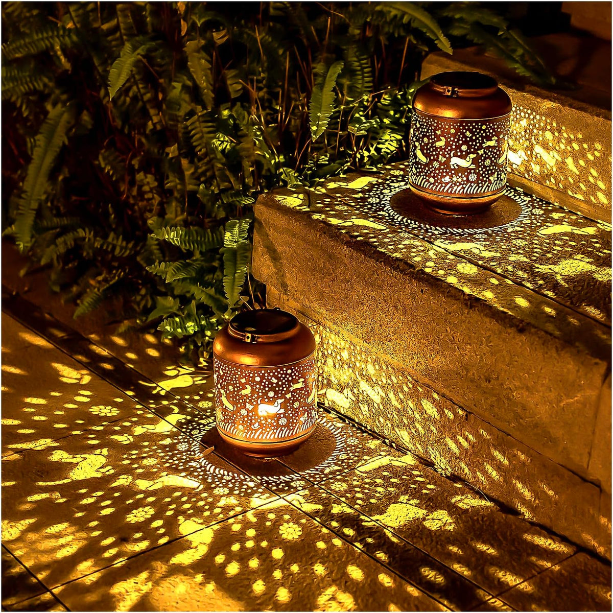 Dachshund Dog Solar Lanterns Outdoor Waterproof Hanging Solar Lights Dachshund Dog Gifts for Women & Men Metal Decorative LED Dachshund Dog Lanterns for Garden Decor,Patio,Lawn,Pathway,Yard