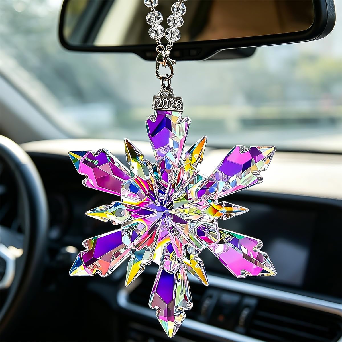 Christmas Ornaments 2026, Crystal Glass Snowflake Ornaments, Sparkly Pretty