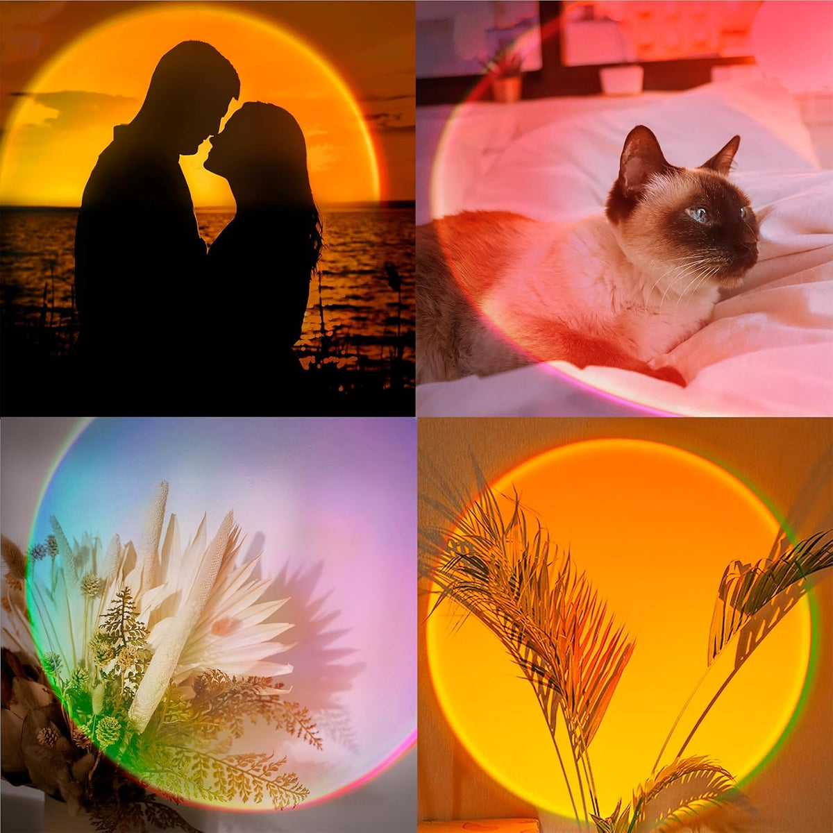 Sunset Lamp Projector Multicolor Changing LED Projection Lamps