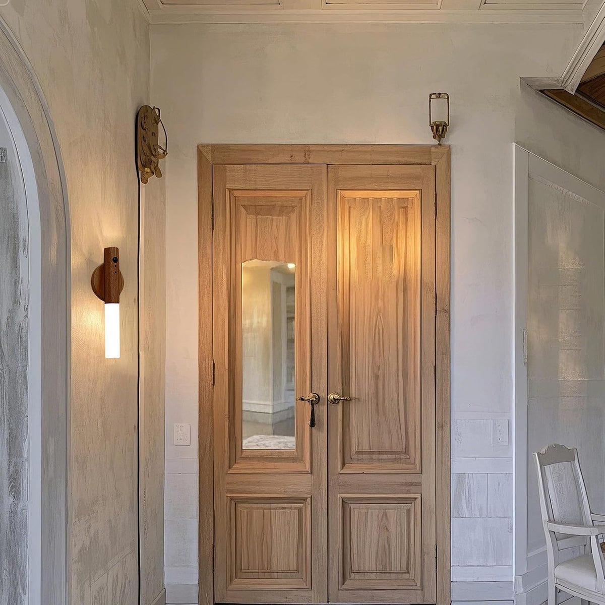 Wooden Motion Sensor Night Lights