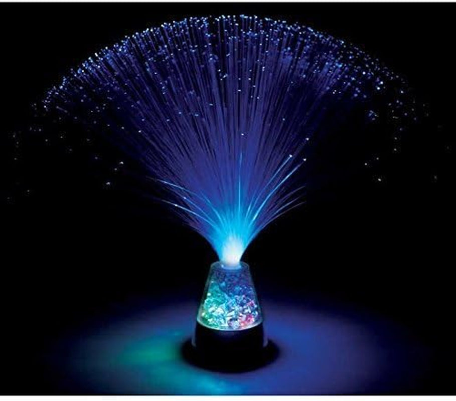 Ice Fiber Optic Mood Novelty Lamps Lighting Glacier Lite with Color-Changing Crystals Base
