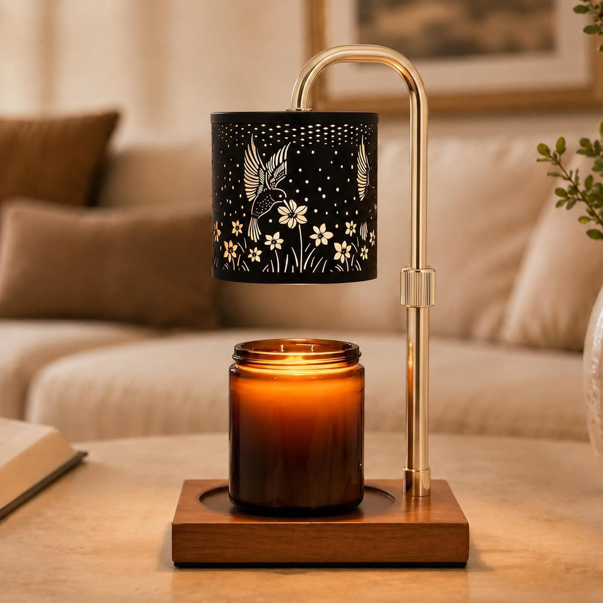 Hummingbird Candle Warmer Lamp Timer - Birthday Gifts for Women