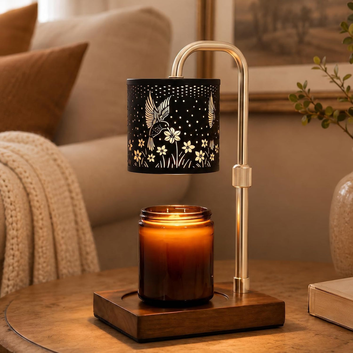 Hummingbird Candle Warmer Lamp Timer - Birthday Gifts for Women