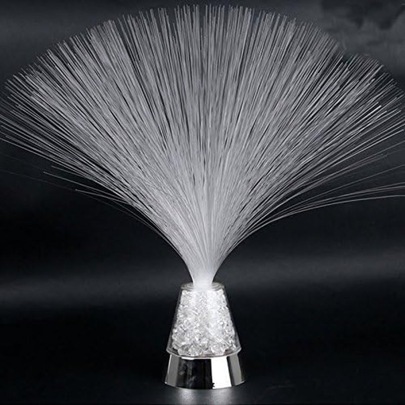 Ice Fiber Optic Mood Novelty Lamps Lighting Glacier Lite with Color-Changing Crystals Base