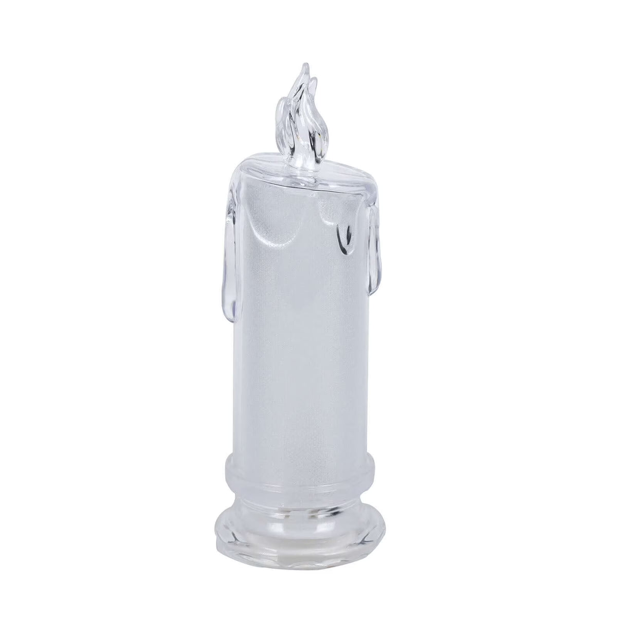 3 Pack | 7" Warm White LED Flameless Tea Light Candles, Battery Operated Candle Lamp