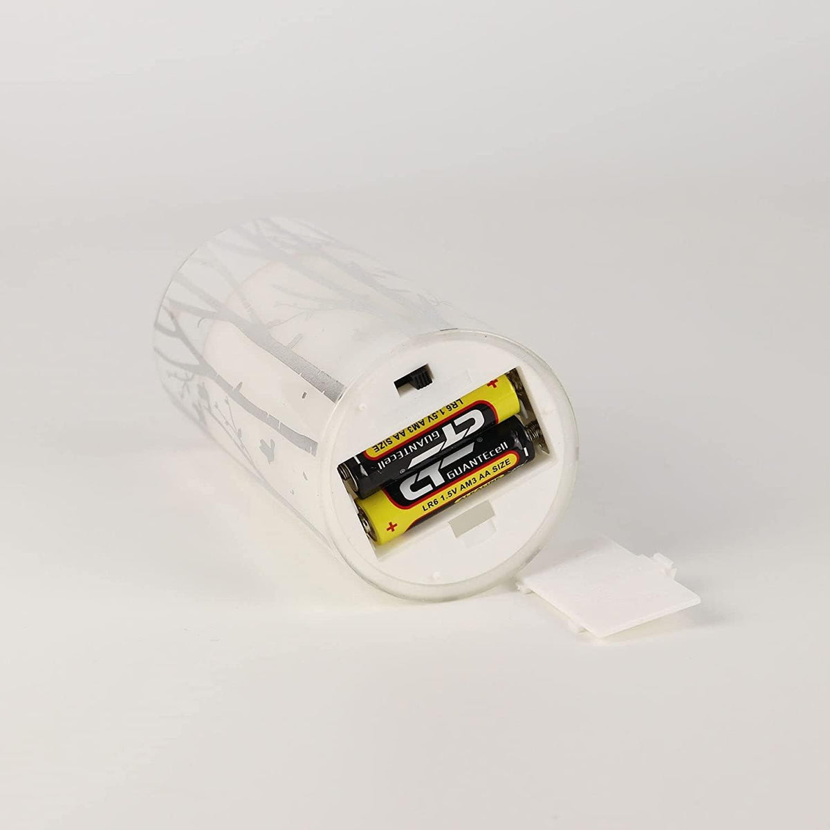 Birch Design Glass LED Candles with 6H Timer Function, Set of 3