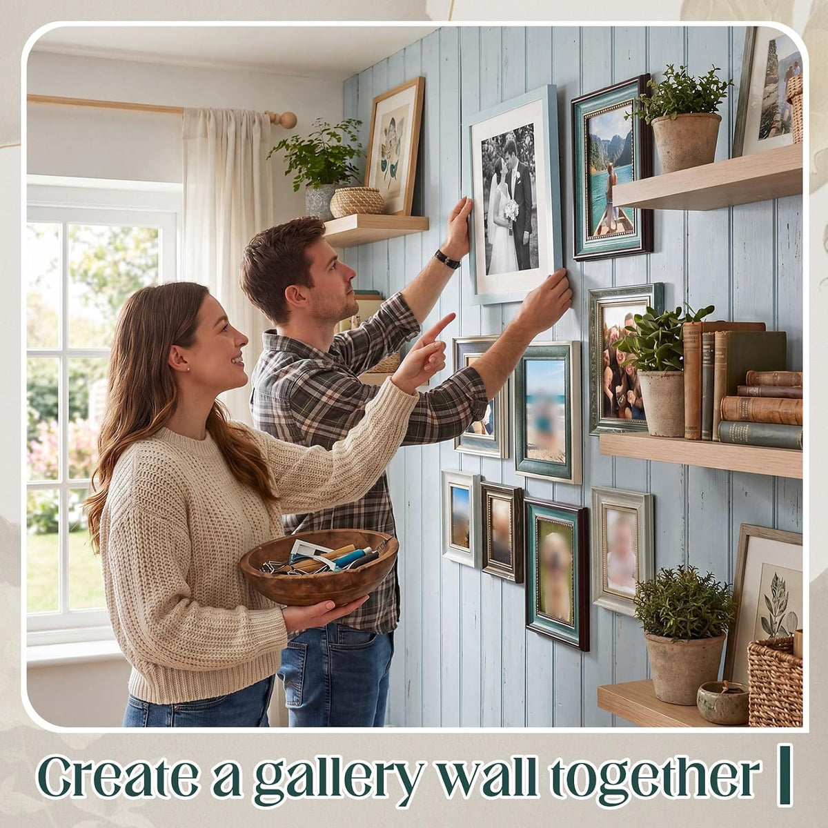20 Pack Vintage Picture Frames for Gallery Wall, Fresh
