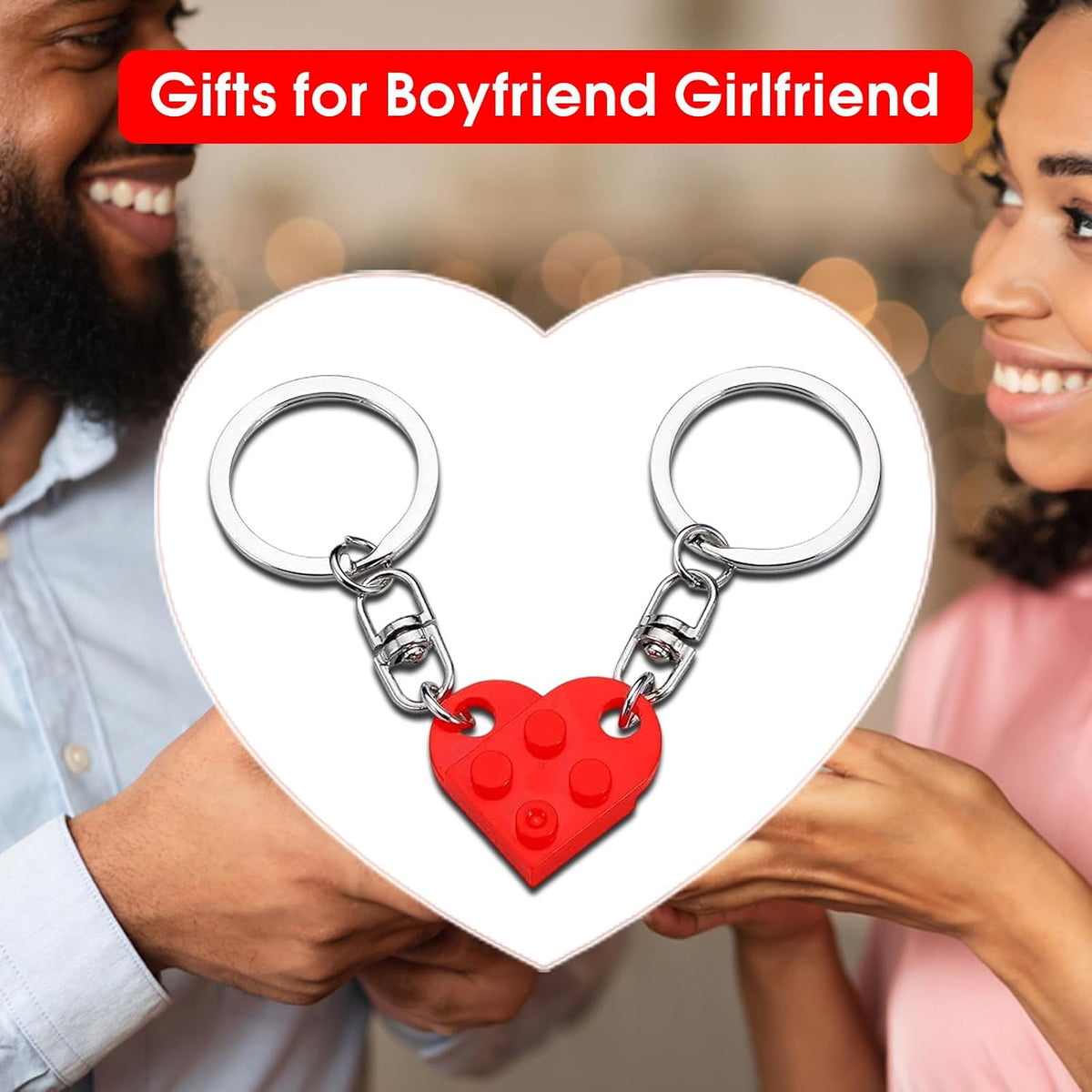 Couples Matching Keychain for Boyfriend Sweetest Day National Boyfriend Day